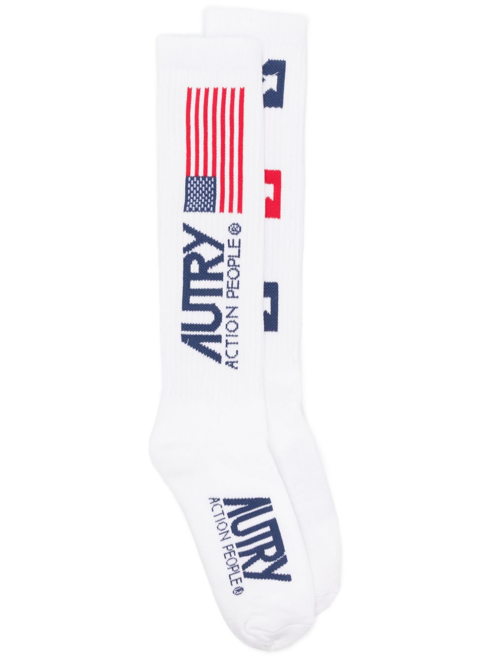 Calze SOIU45WB WHITE BLUE AUTRY 