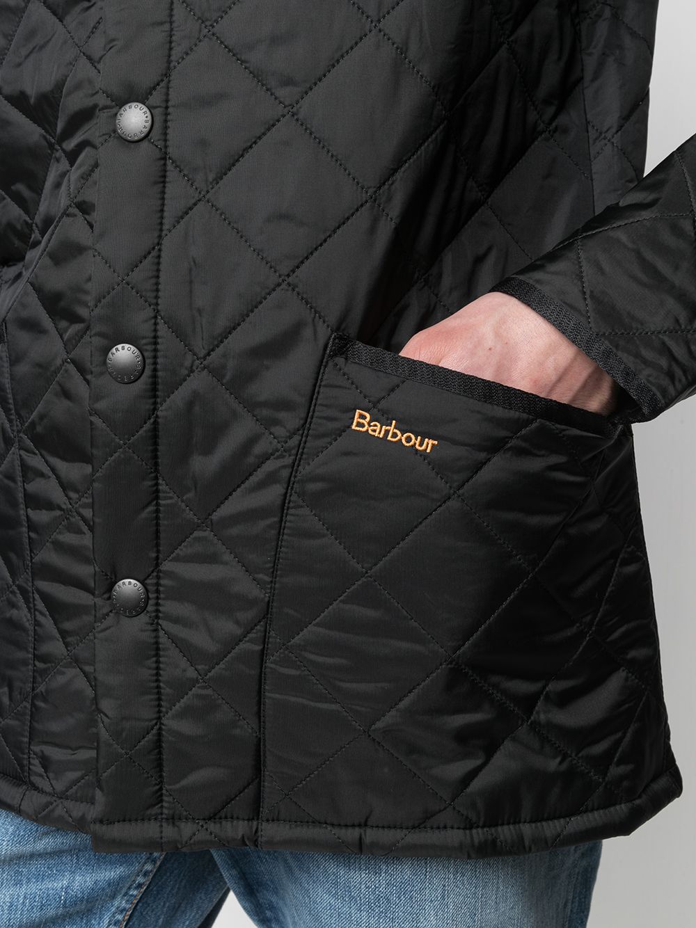 Giubbino Heritage Imbottito MQU0240 BK11 BLACK BARBOUR 