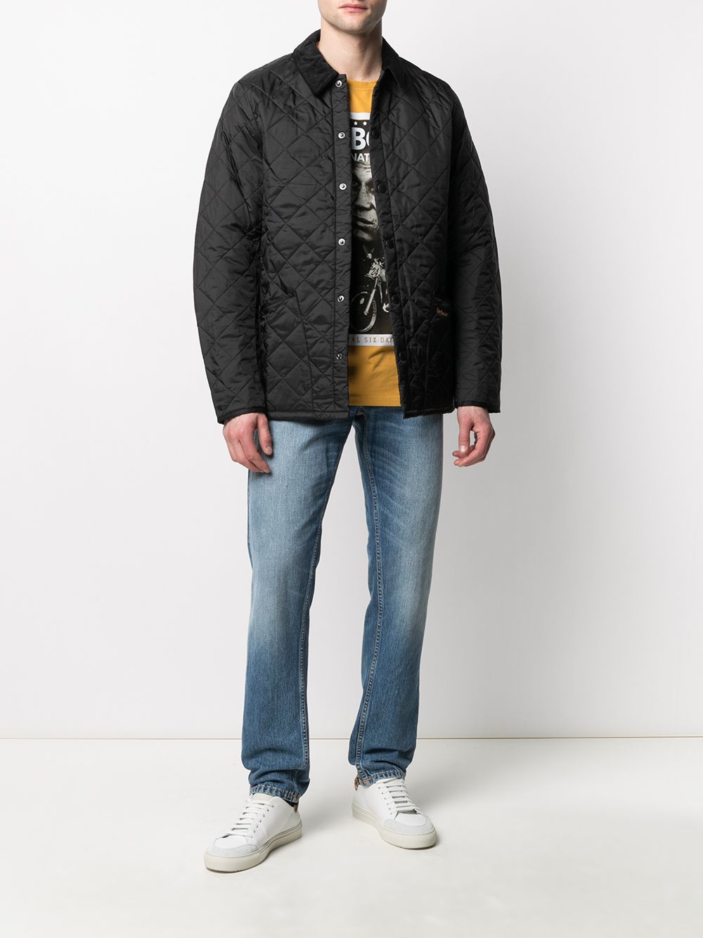 Giubbino Heritage Imbottito MQU0240 BK11 BLACK BARBOUR 
