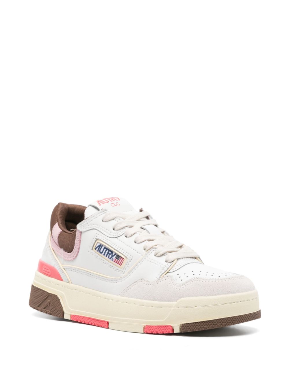 Calzature ROLWMM35 WHITE BROWN PINK AUTRY 