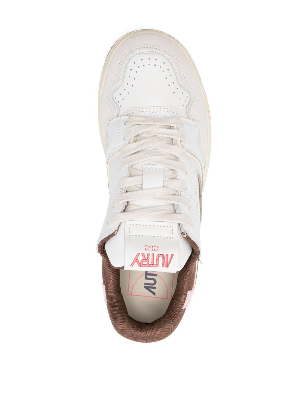 Calzature ROLWMM35 WHITE BROWN PINK AUTRY 