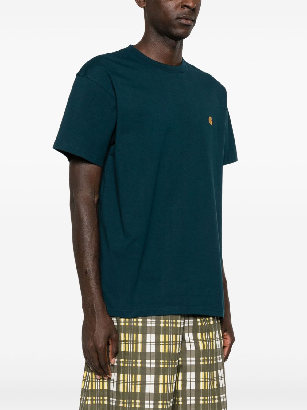 S/S Chase T-Shirt I026391 2D0XX DUCK BLUE GOLD CARHARTT WIP 