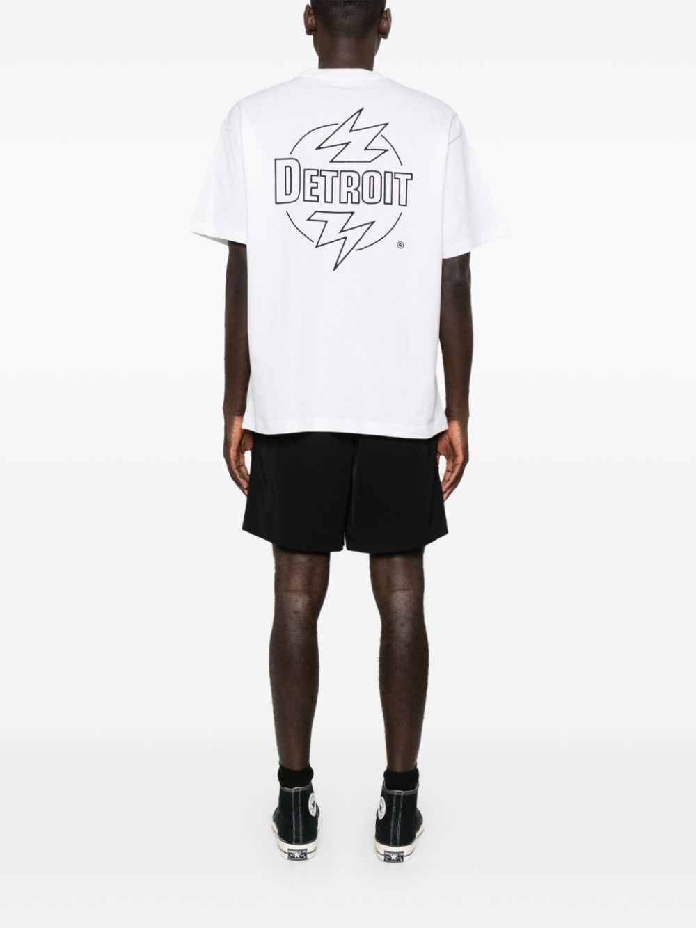 Tshirt I033639 00AXX WHITE BLACK CARHARTT WIP 