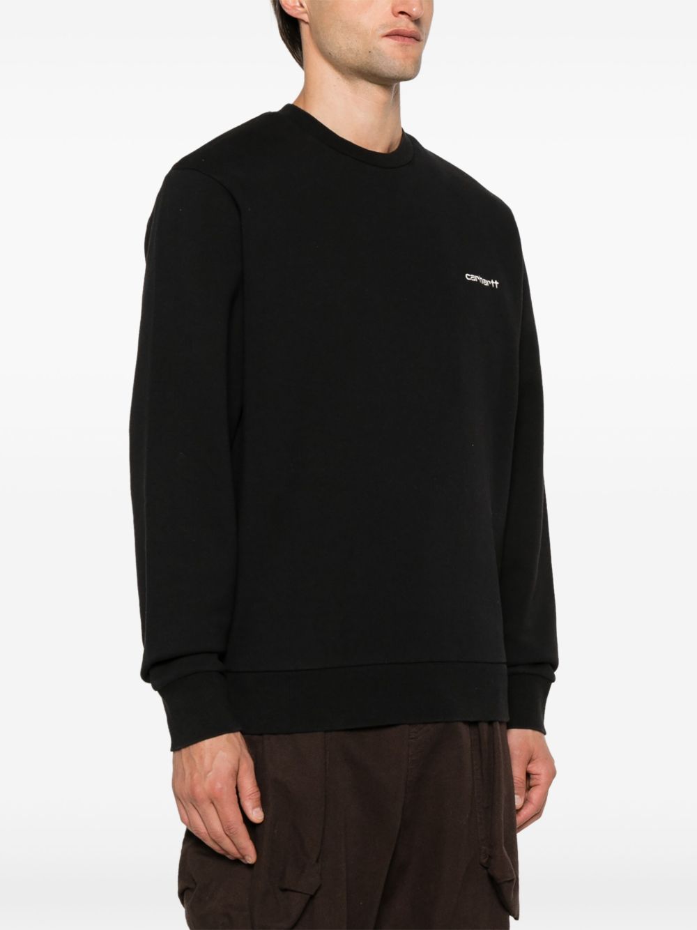 Felpa I033657 0D2XX BLACK WHITE CARHARTT WIP 