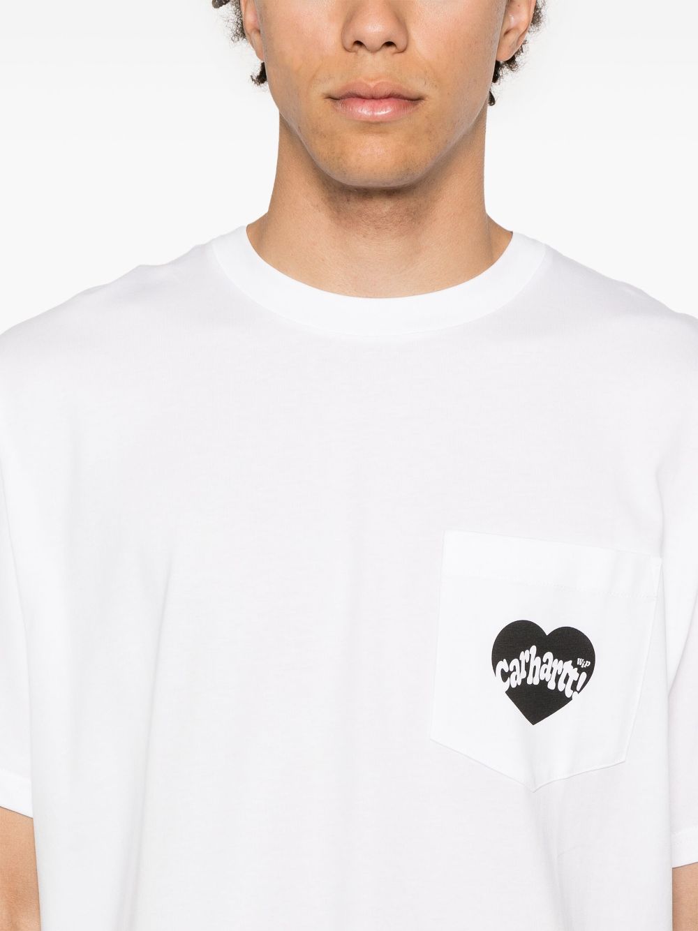 Tshirt I033675 00AXX WHITE BLACK CARHARTT WIP 