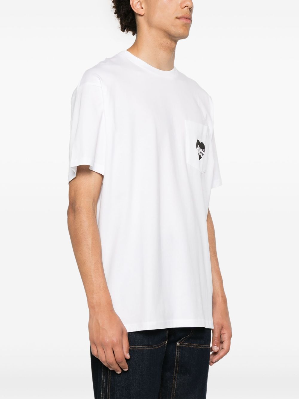 Tshirt I033675 00AXX WHITE BLACK CARHARTT WIP 