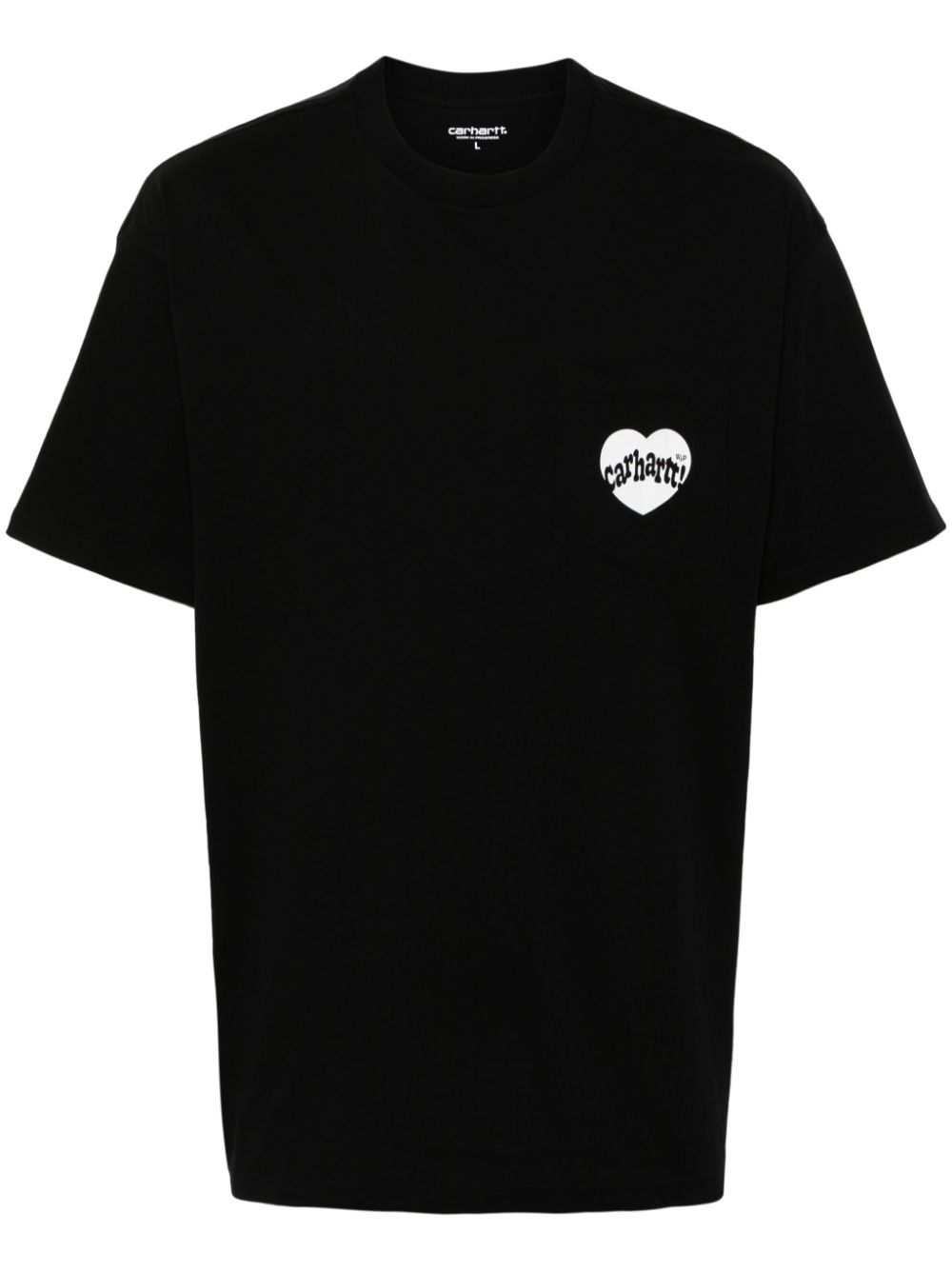 Tshirt I033675 0D2XX BLACK WHITE CARHARTT WIP 