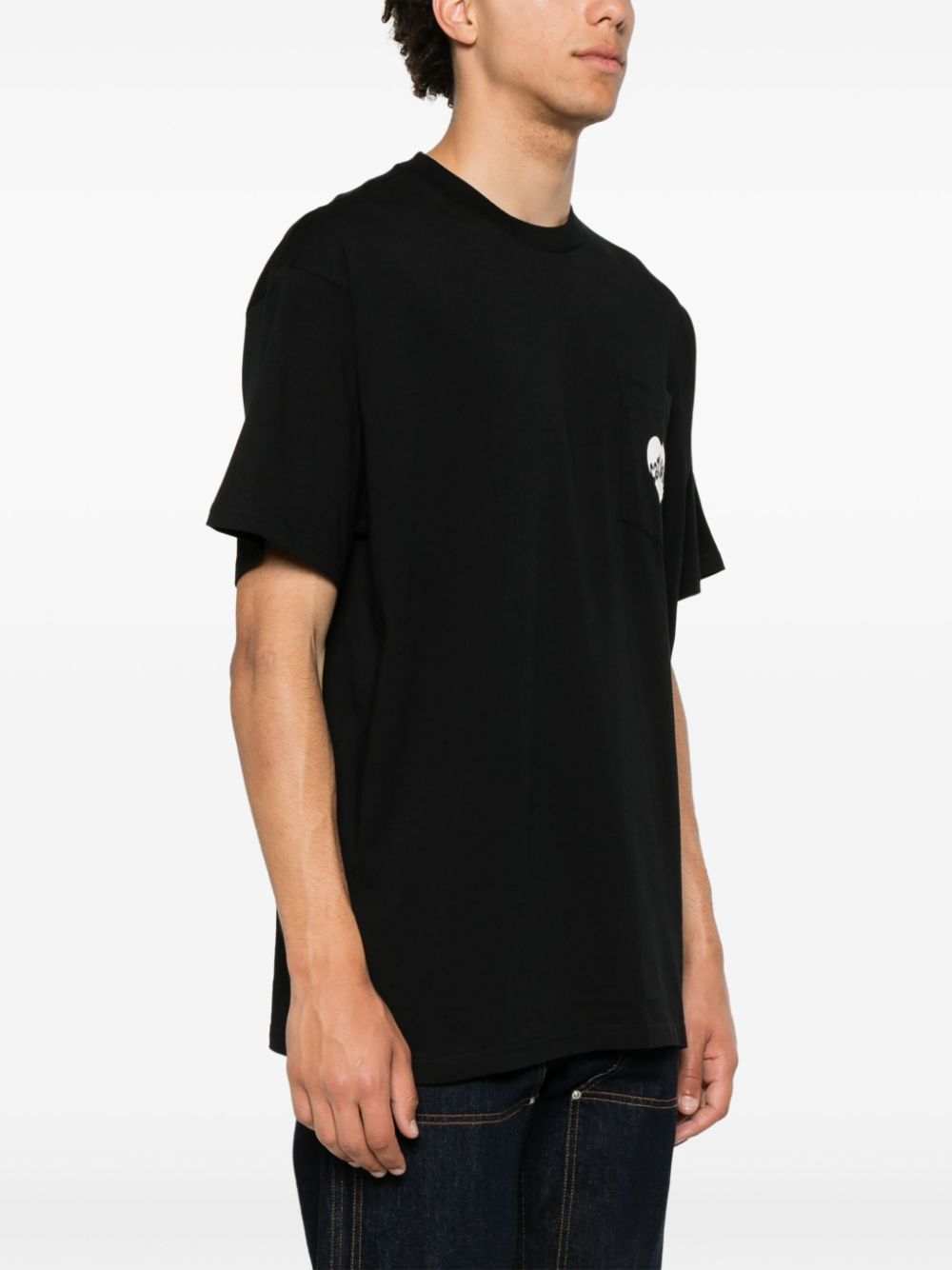 Tshirt I033675 0D2XX BLACK WHITE CARHARTT WIP 