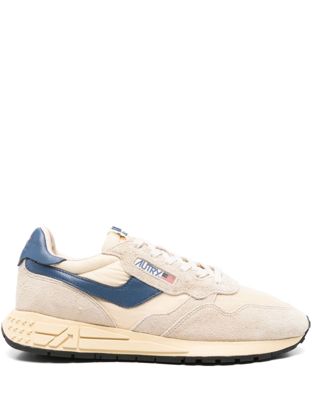 Reelwind Low Sneakers WWLMUT27 ECRU BLUE AUTRY 
