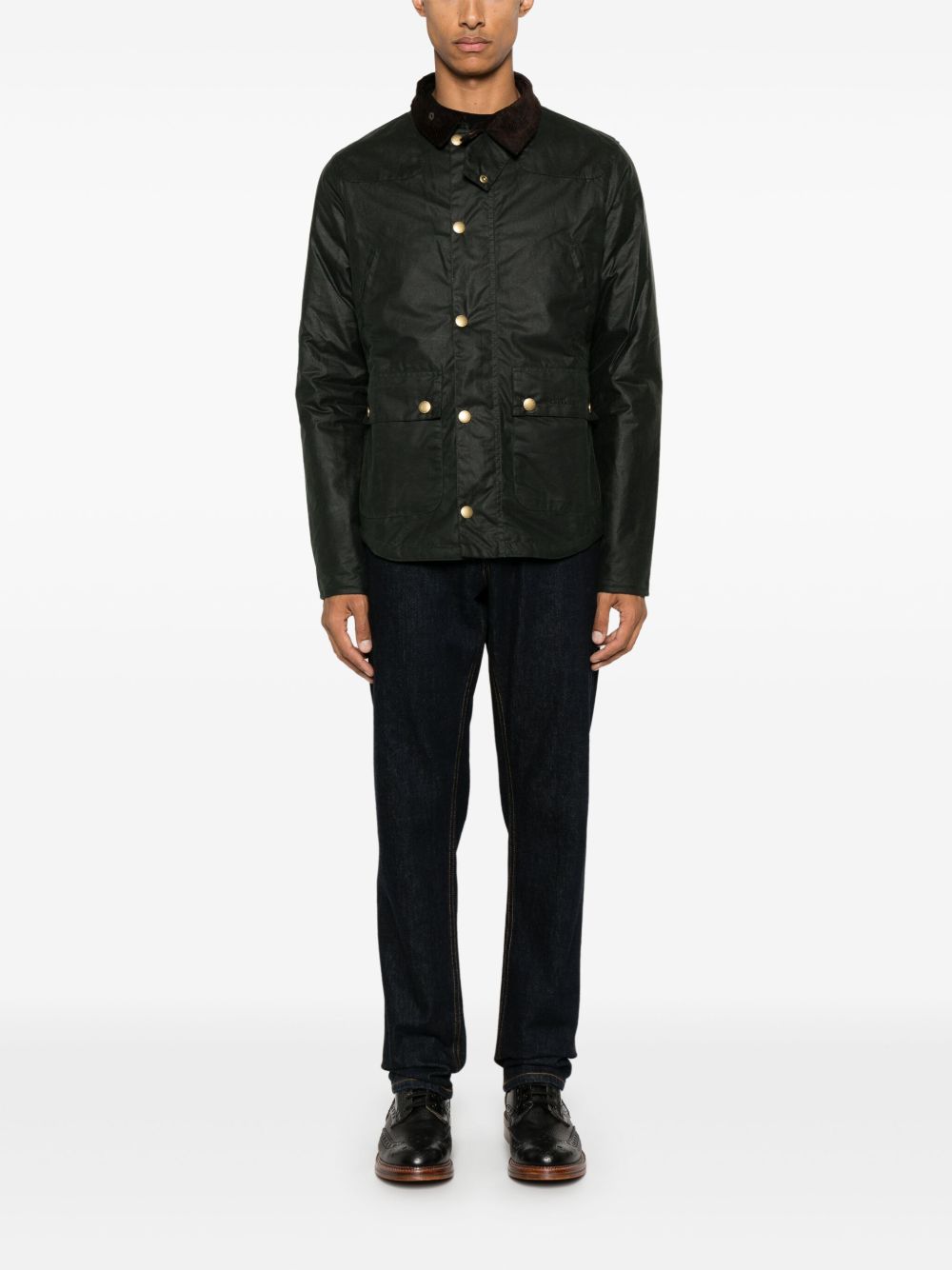 Reelin Wax Jacket MWX1106MWX SG51 SAGE BARBOUR 