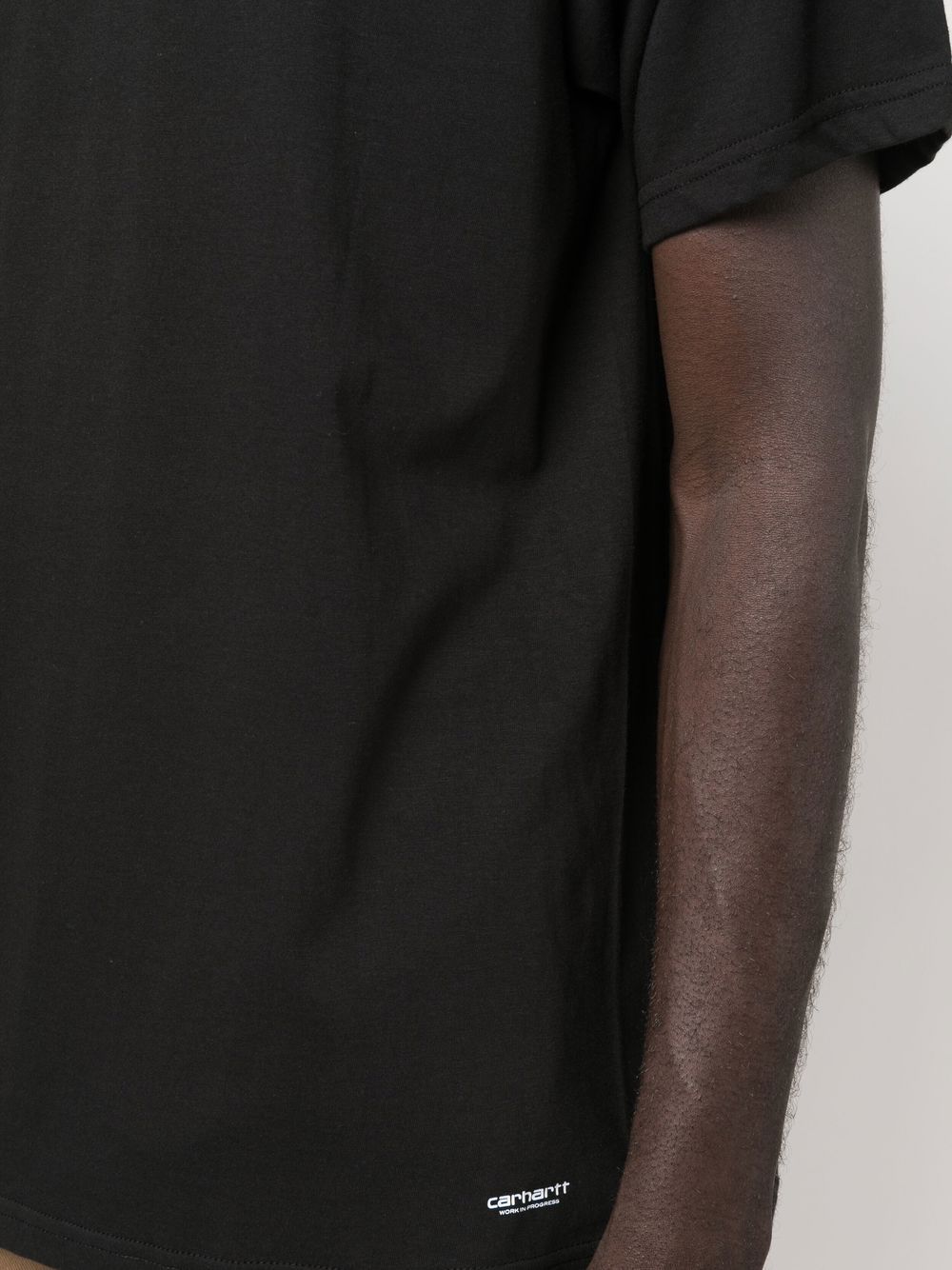 Standard Crew Neck T-Shirt I029370 933XX BLACK CARHARTT WIP 