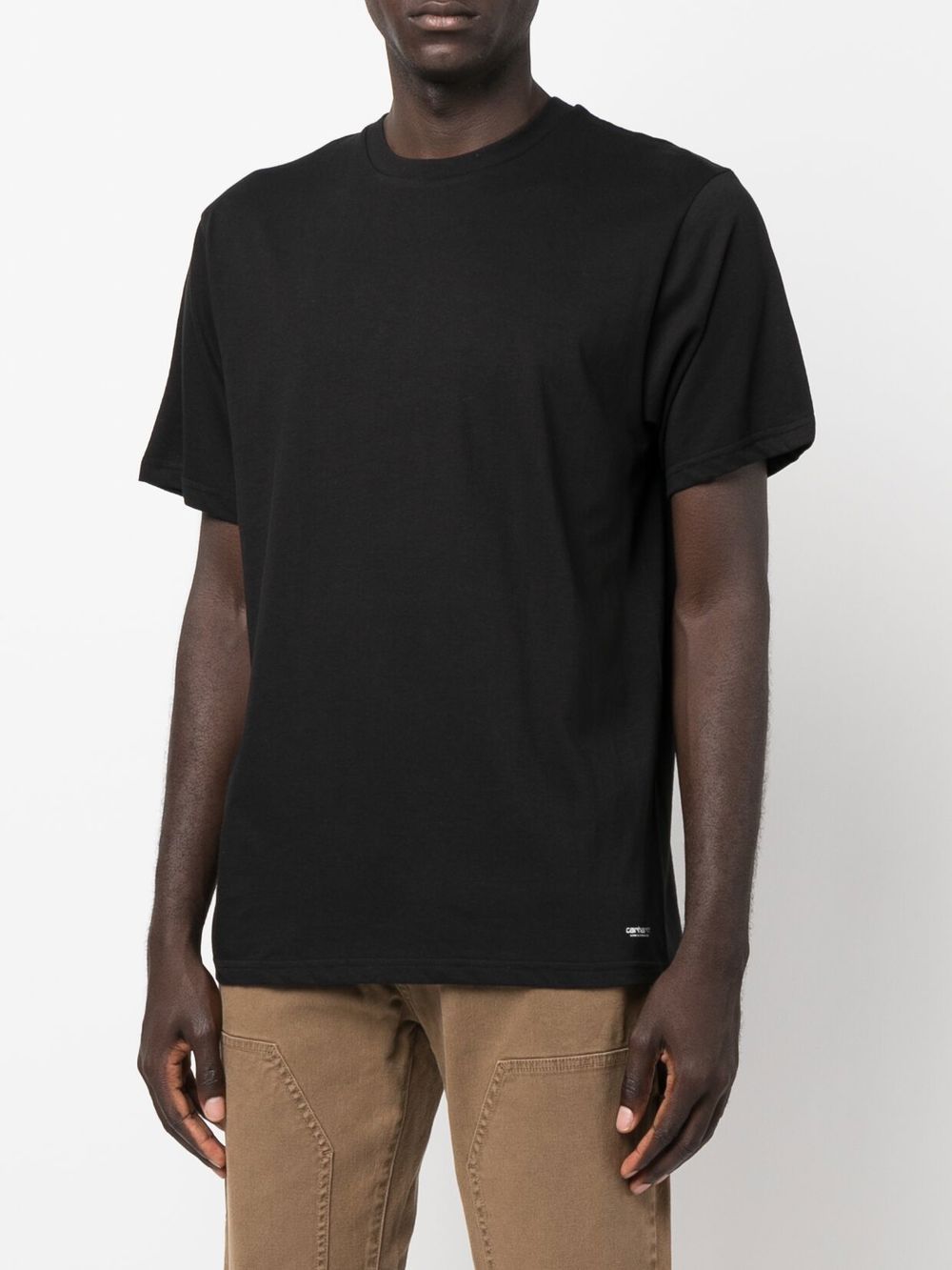 Standard Crew Neck T-Shirt I029370 933XX BLACK CARHARTT WIP 