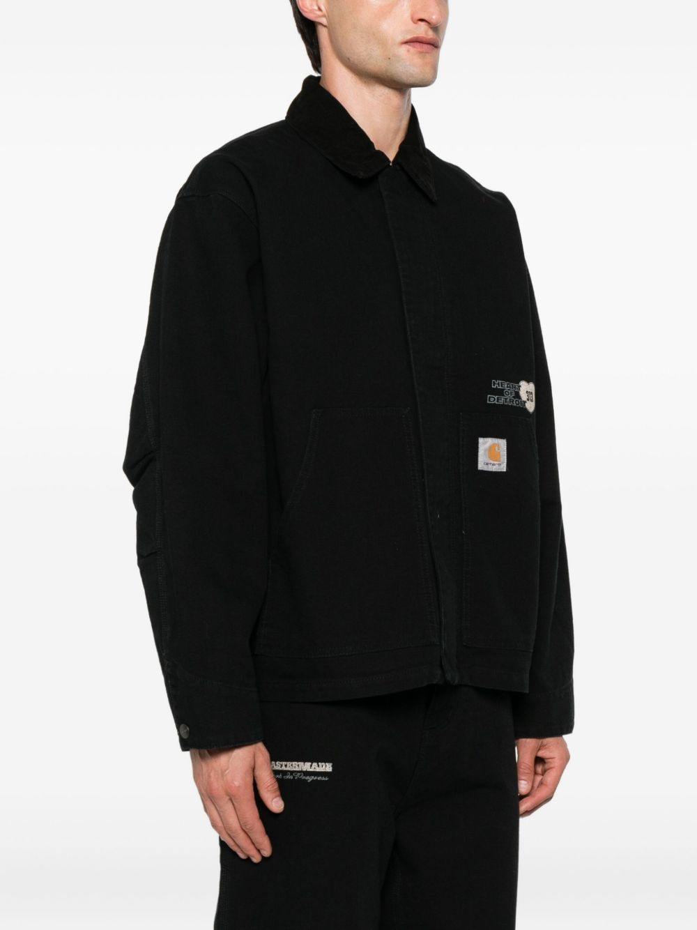 OG Arcan Graphic Jacket Dearborn I035553 00E60 BLACK WASHED CARHARTT WIP 
