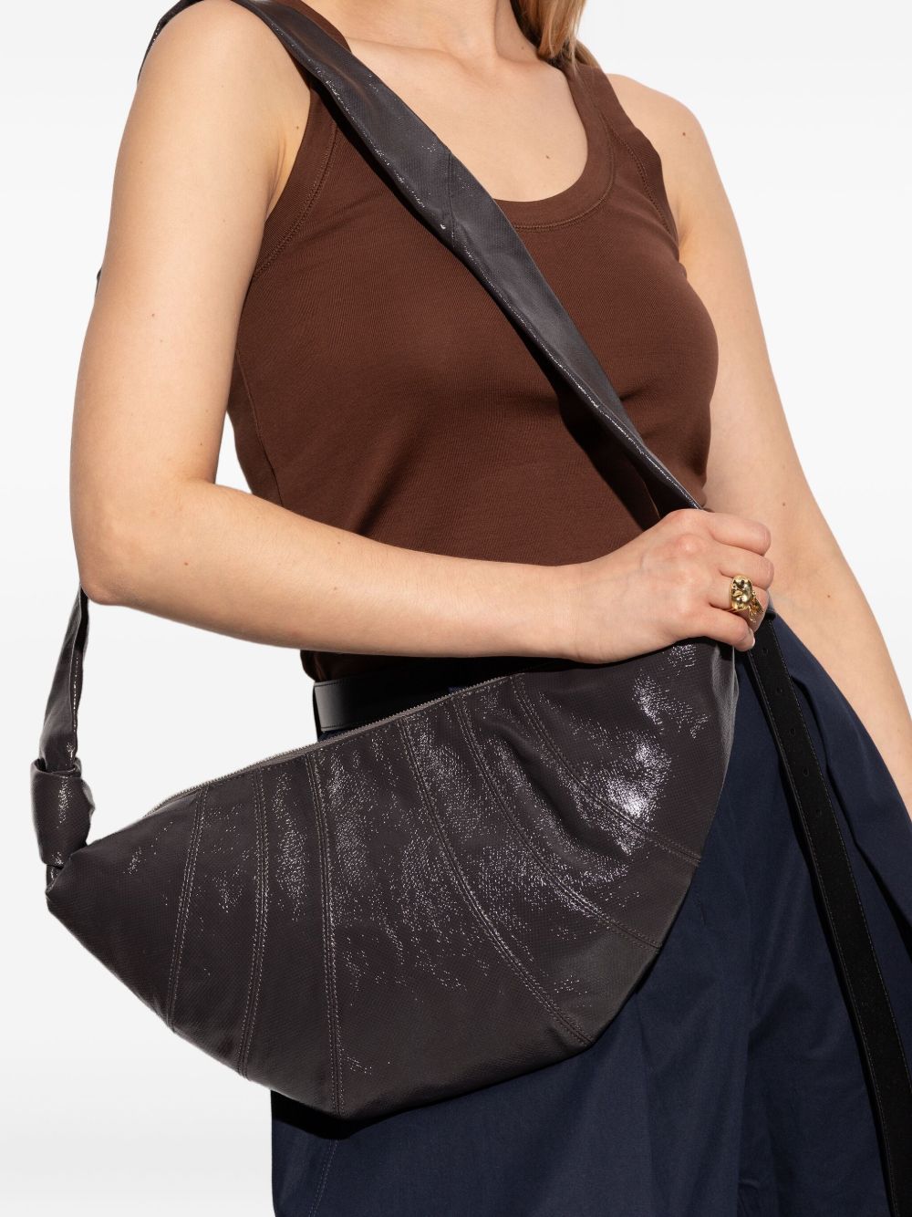 Medium Croissant Bag - Mint BG0001LF1329 GR102 MINK LEMAIRE 