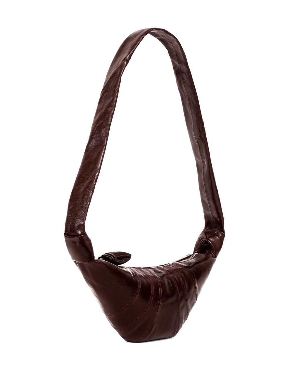 Black Small Croissant Bag BG0003LF1329 BR4001 CHOCOLATE FONDANT LEMAIRE 
