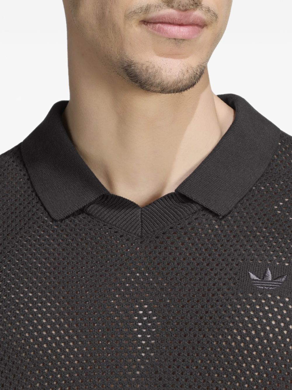 Polo In Maglia KR9123 UTILITY BLACK ADIDAS ORIGINALS 