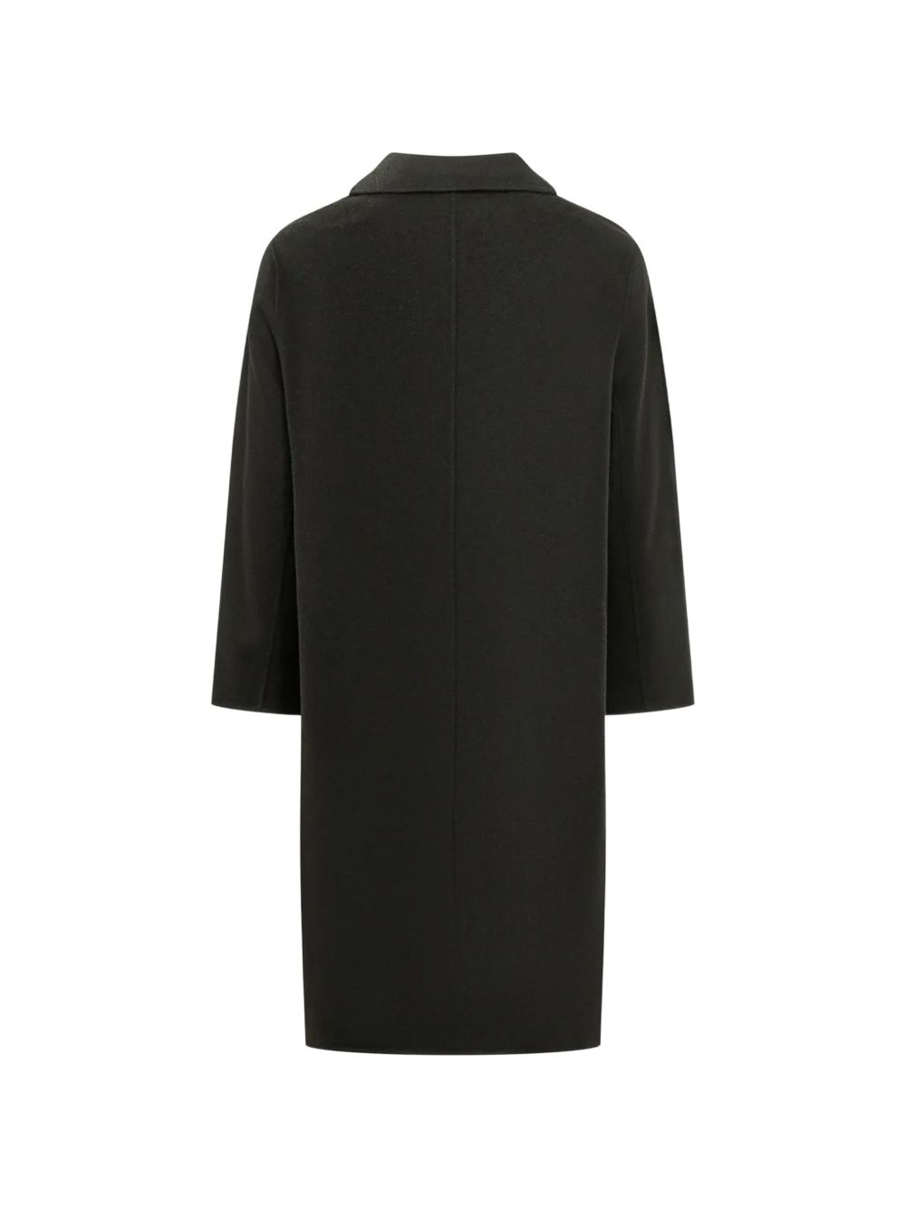 Cappotto In Lana B6AC0003 A99 NERO AMARANTO 