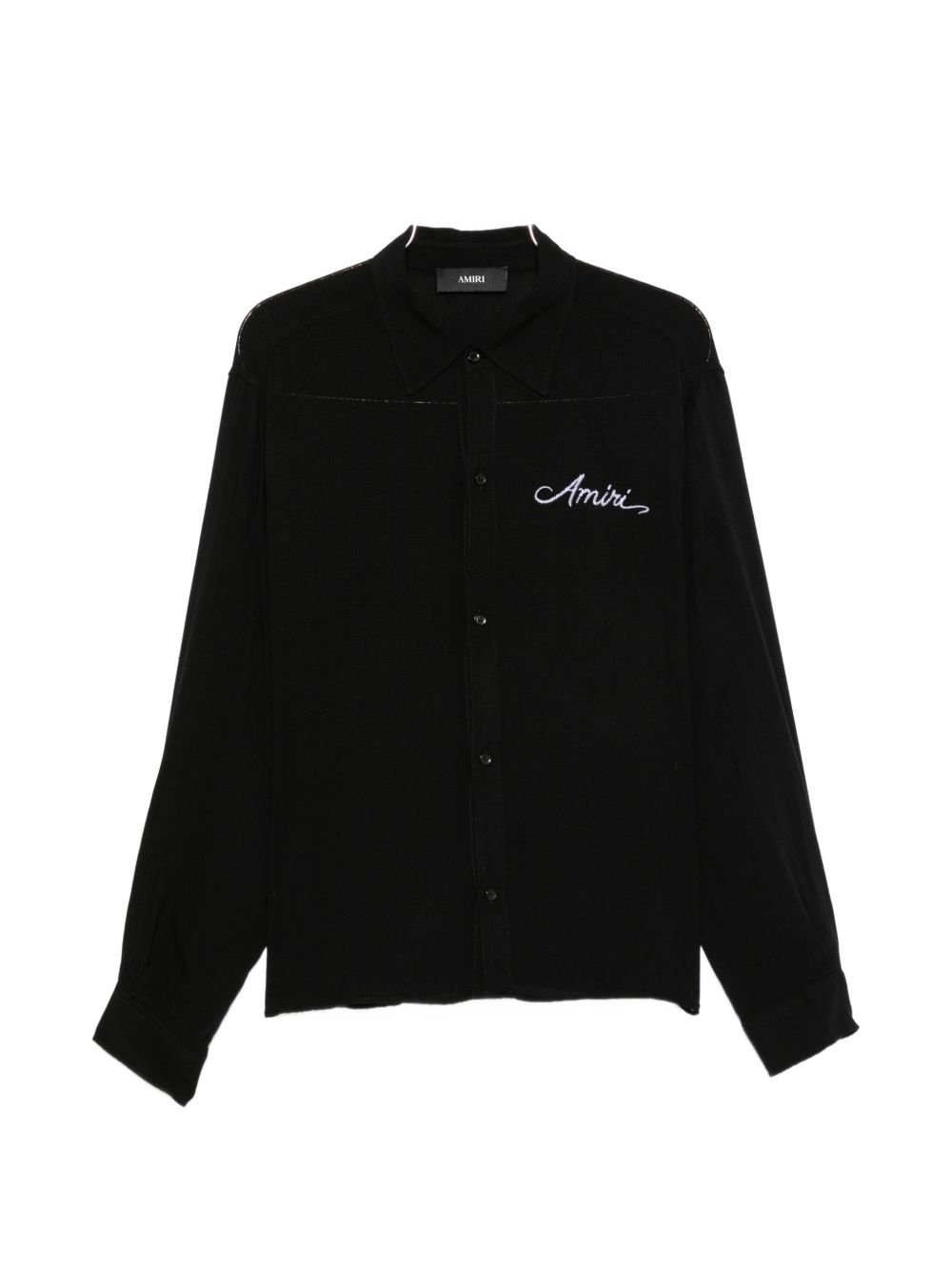 MA Check Visc LS Shirt AM326SH003 BLACK AMIRI 