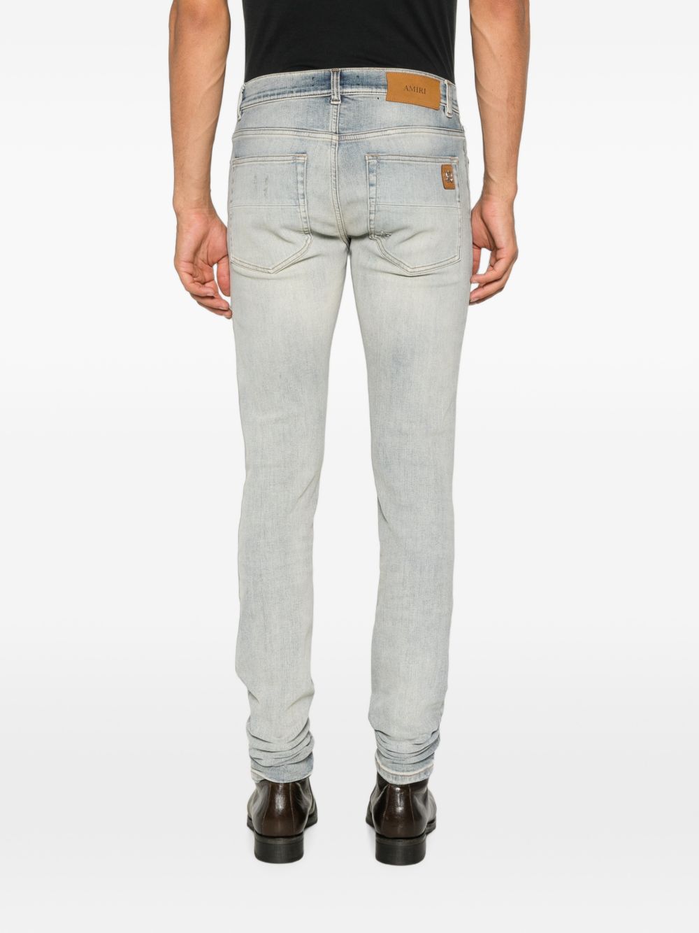 Studs MX Jeans AMBMJE1123 ANTIQUE INDIGO AMIRI 