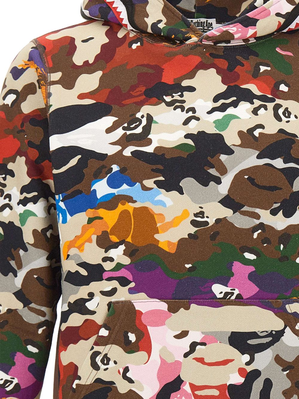 Felpa con Cappuccio Hybrid Camo Shark 001PPM801012M MULTI A BATHING APE® 