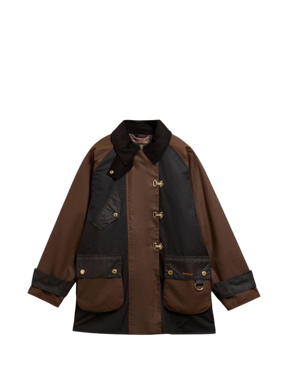 Felton Checked Wax Jacket LWX1576 RU91 RED BARBOUR 