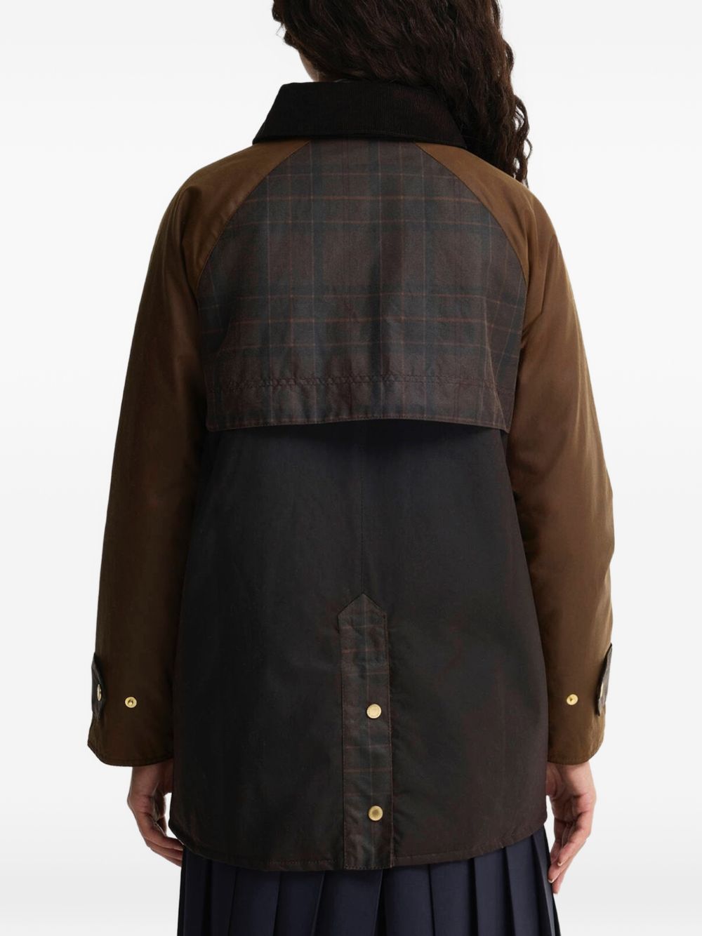 Felton Checked Wax Jacket LWX1576 RU91 RED BARBOUR 