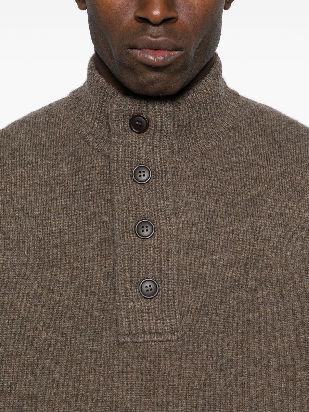 Maglia In Lana DAgnello Mezza Zip MKN0585 ST71 DARK STONE BARBOUR 