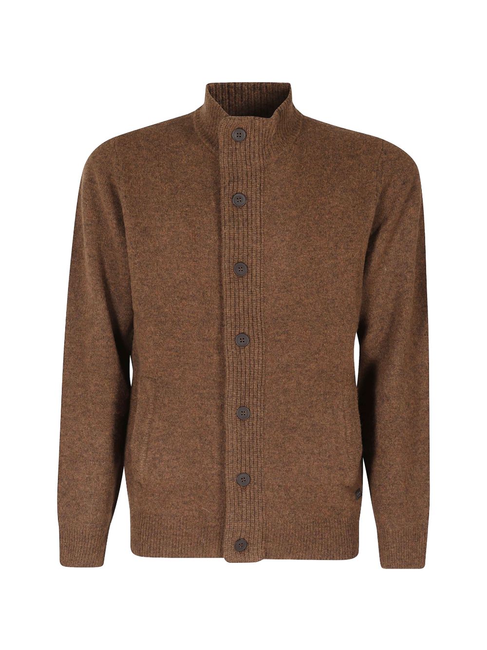 Cardigan In Lana DAgnello MKN0731 OR51 BRACKEN BARBOUR 