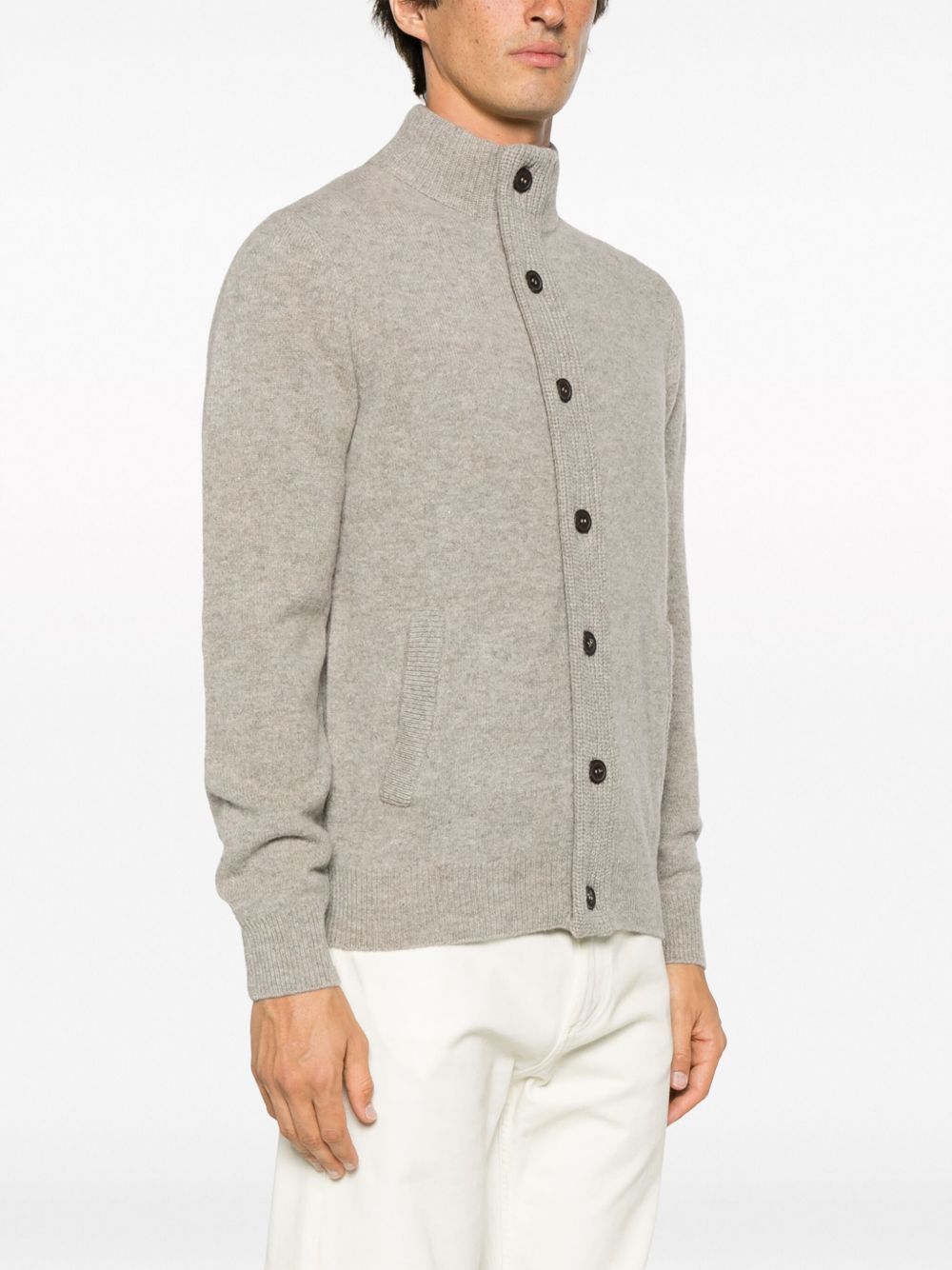 Cardigan In Lana DAgnello MKN0731 ST16 NEW STONE BARBOUR 