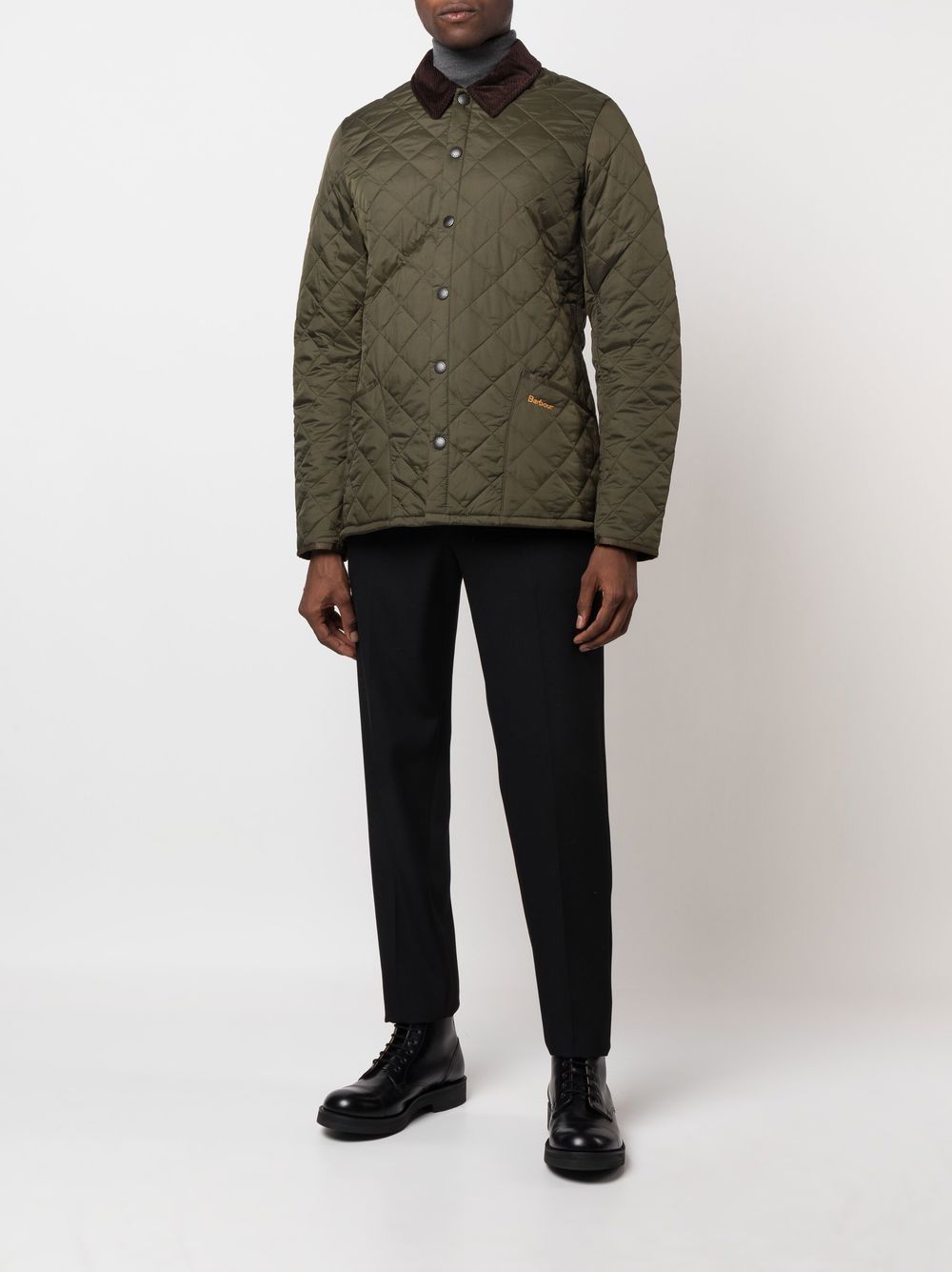Heritage Liddesdale Quilt MQU0240 OL71 OLIVE BARBOUR 