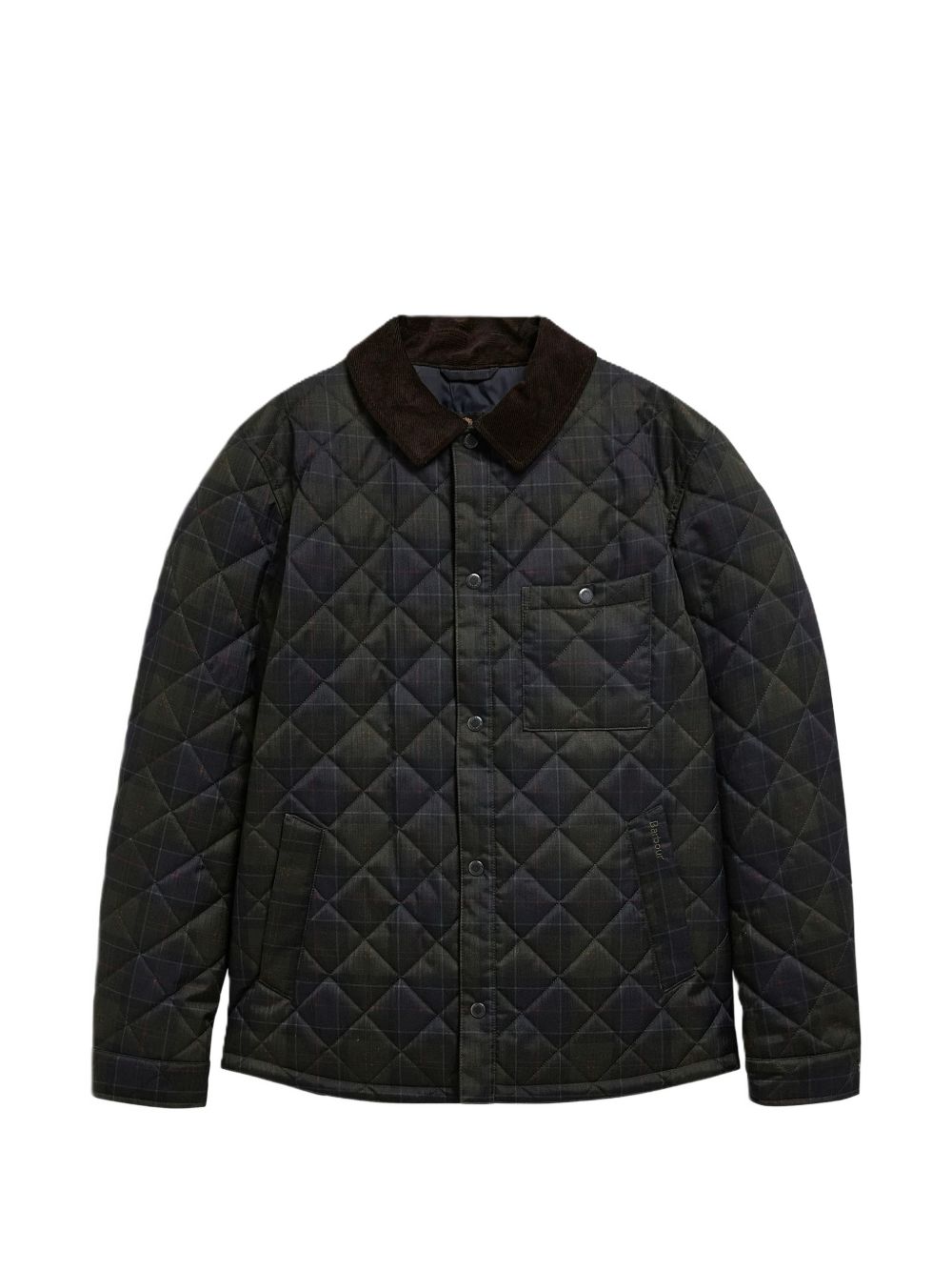 Tartan Shirt Quilted Jacket MQU1920 TN11 SHADOW BARBOUR 