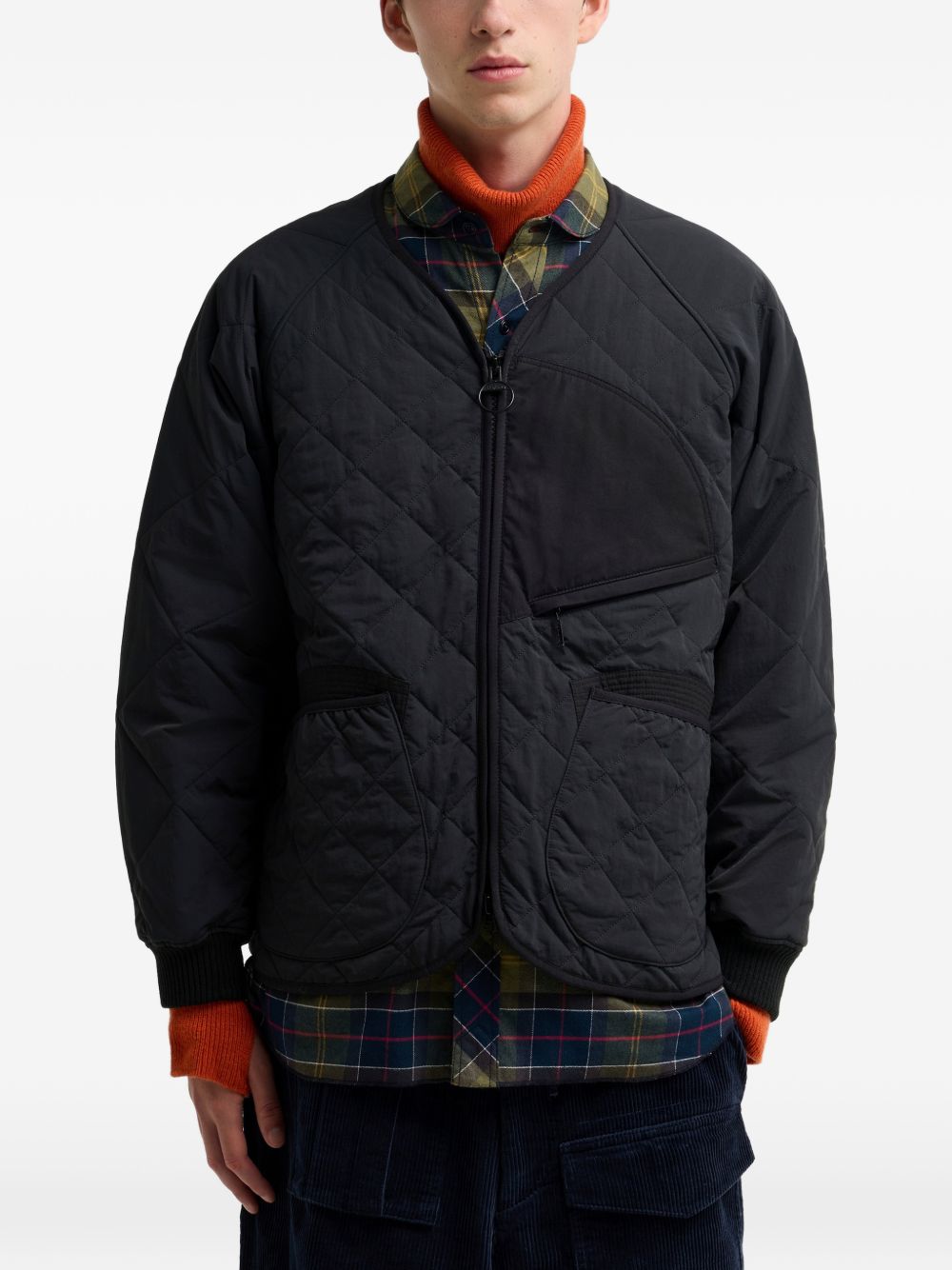BA x Norbit Giacca Imbottita MQU1927 BK11 BLACK BARBOUR 