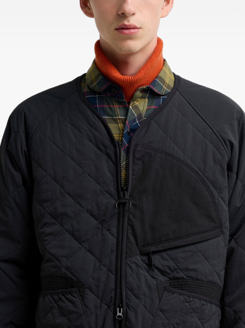 BA x Norbit Giacca Imbottita MQU1927 BK11 BLACK BARBOUR 