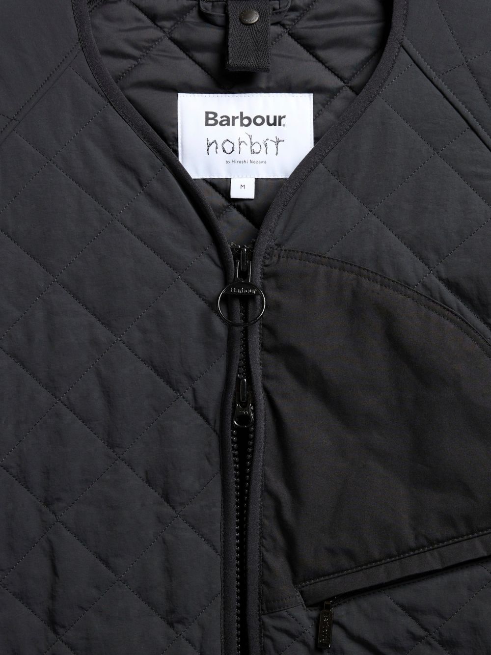 BA x Norbit Giacca Imbottita MQU1927 BK11 BLACK BARBOUR 