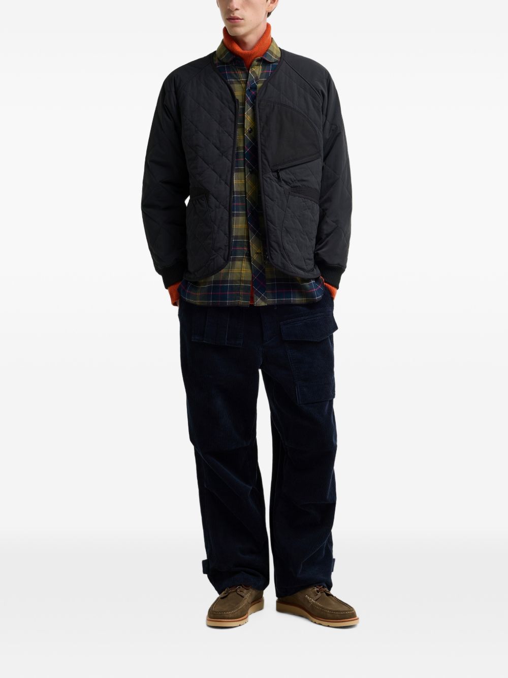 BA x Norbit Giacca Imbottita MQU1927 BK11 BLACK BARBOUR 