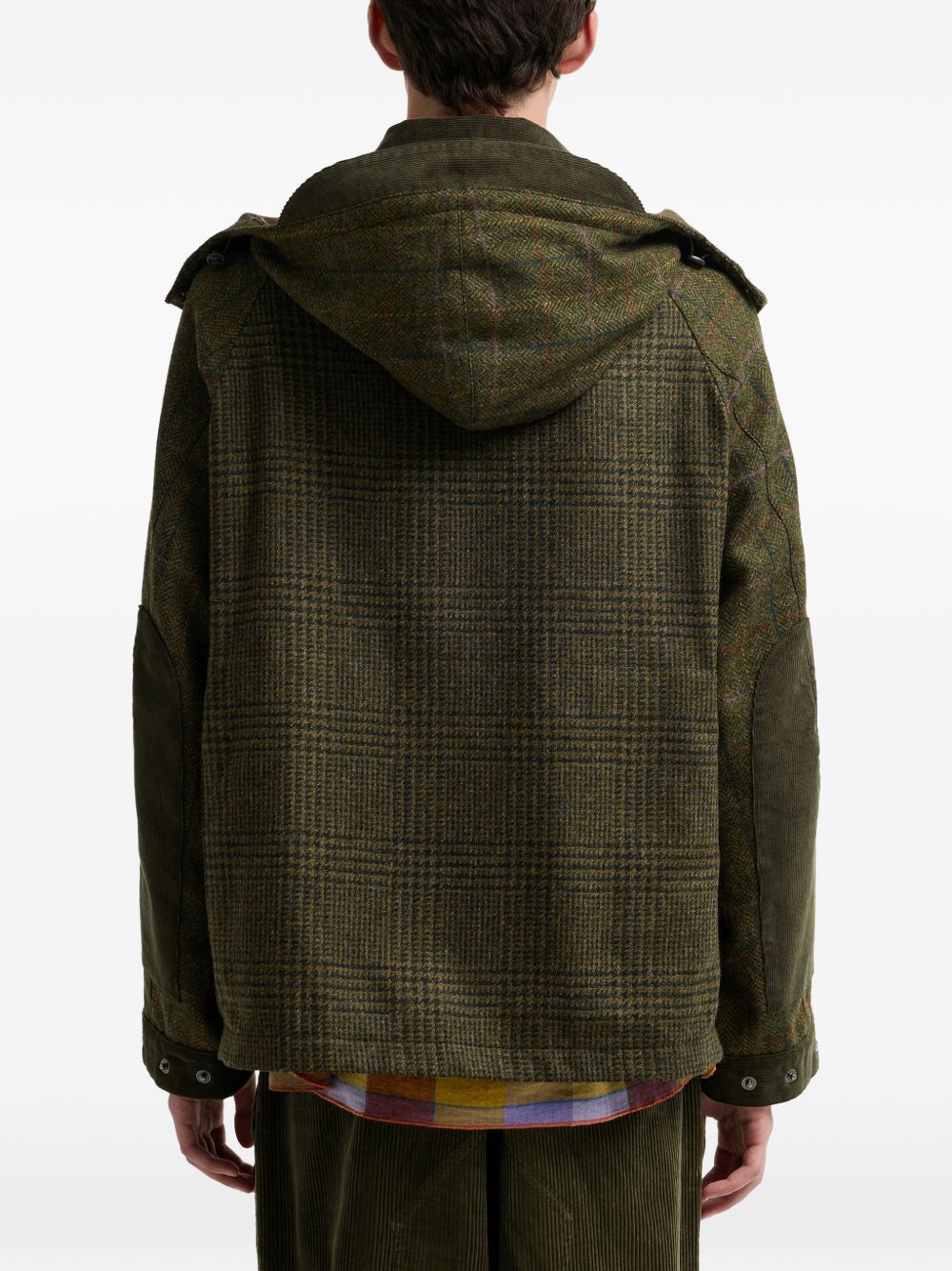 BA x Norbit Giacca In Lana MW003020 GN55 OLIVE BARBOUR 