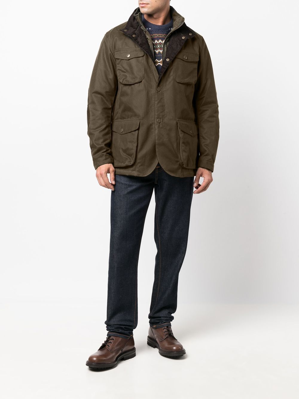 Ogston Wax Jacket MWX0700 OL51 OLIVE BARBOUR 