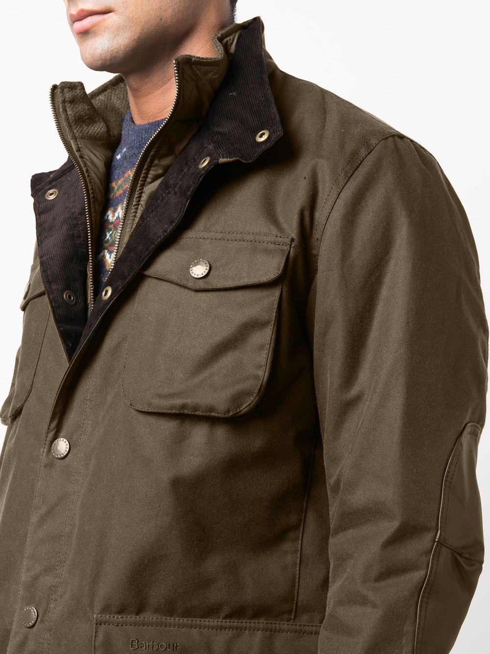 Ogston Wax Jacket MWX0700 OL51 OLIVE BARBOUR 