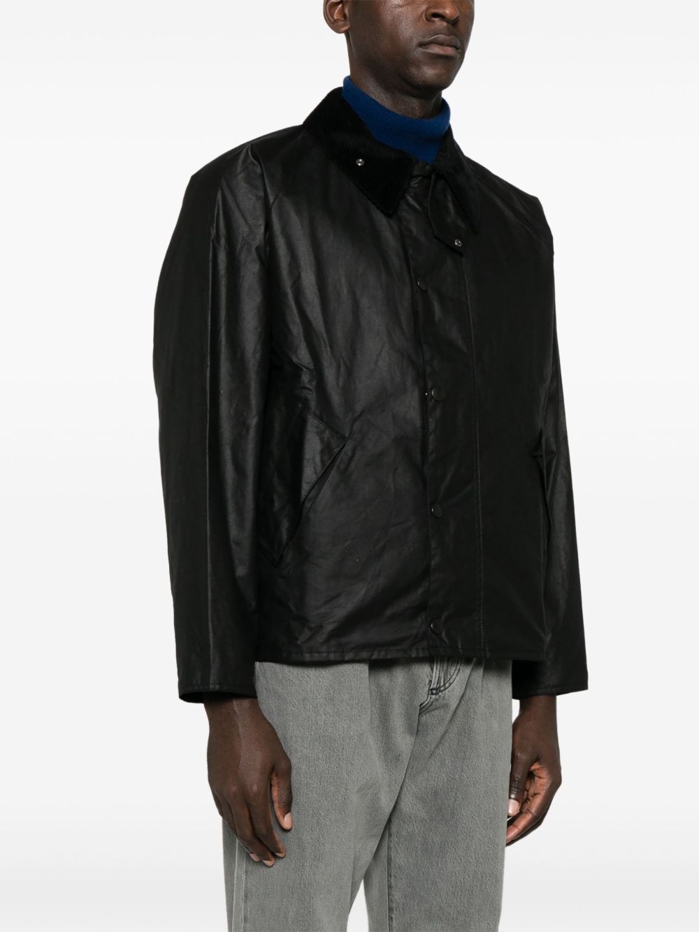 OS Transport Wax MWX1678 BK91 BLACK BARBOUR 