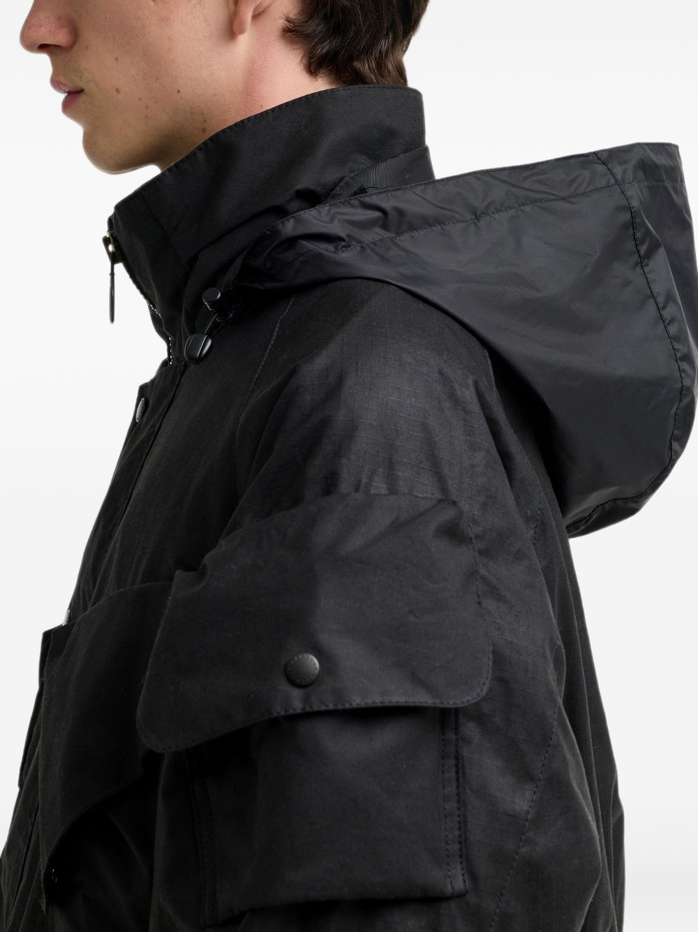 BA x Norbit Ripstop Wax Jacket MWX2614 BK11 BLACK BARBOUR 