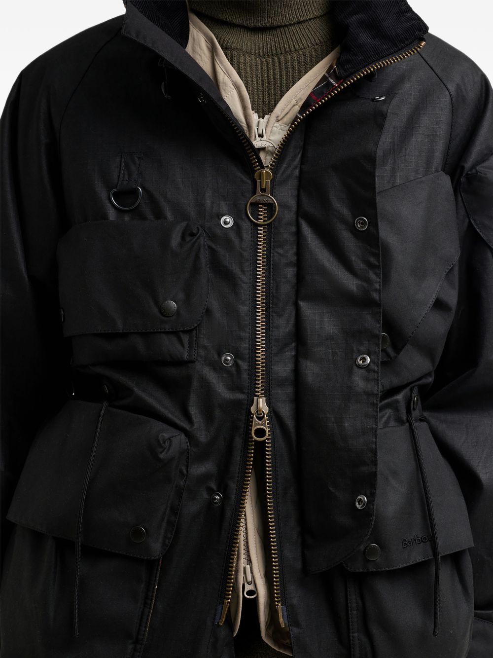 BA x Norbit Ripstop Wax Jacket MWX2614 BK11 BLACK BARBOUR 