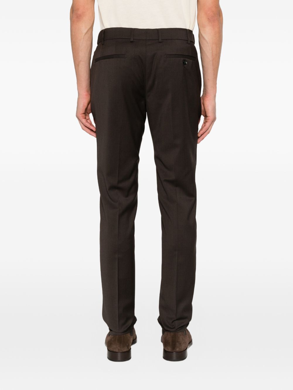 Pantaloni Morello Elax In Lana MORELLOELAXMZ1478 BROWN BERWICH 