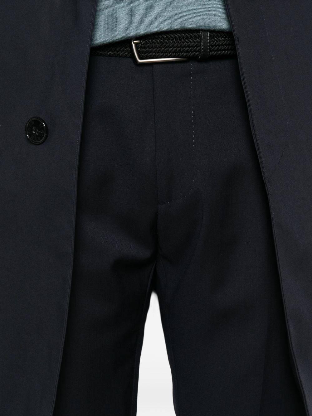 Pantaloni Morello Elax In Lana MORELLOELAXMZ1478 NAVY BERWICH 