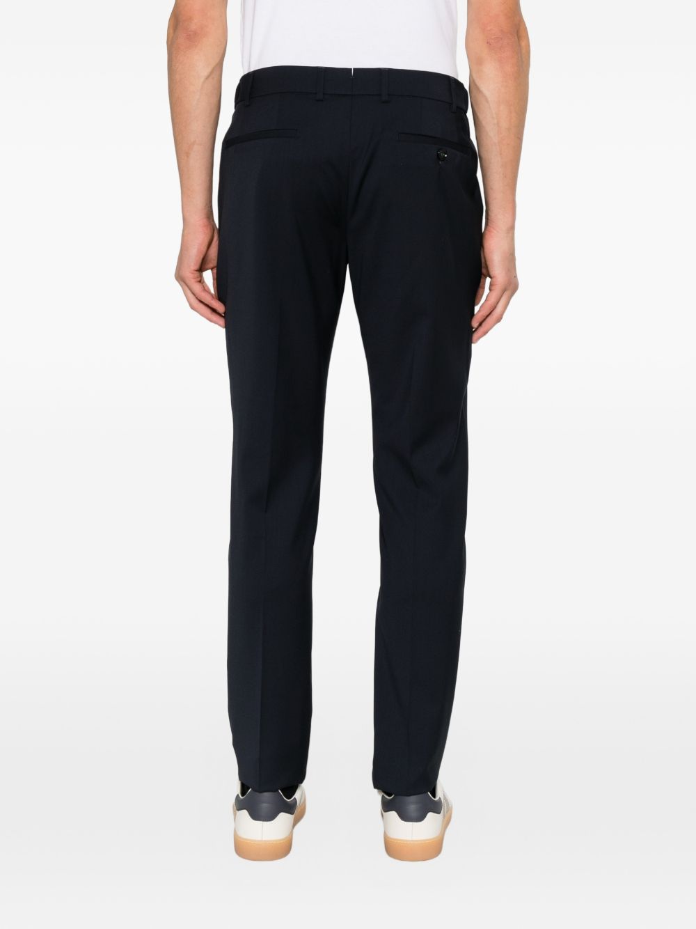 Pantaloni Morello Elax In Lana MORELLOELAXMZ1478 NAVY BERWICH 