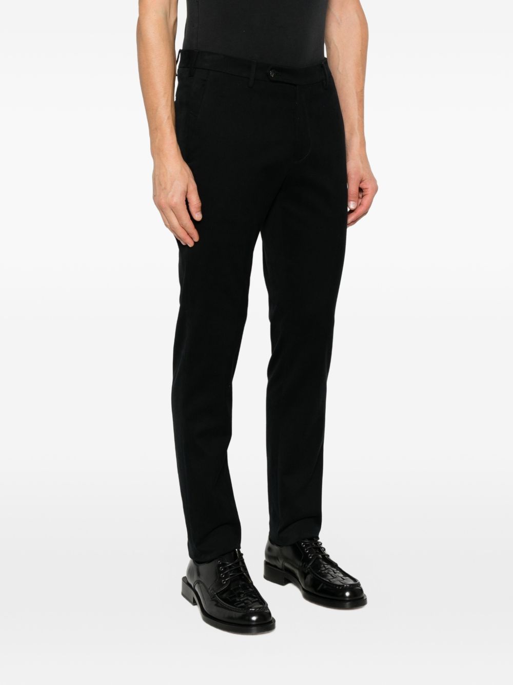 Pantaloni Morello In Cotone MORELLOTS1620X BLACK BERWICH 