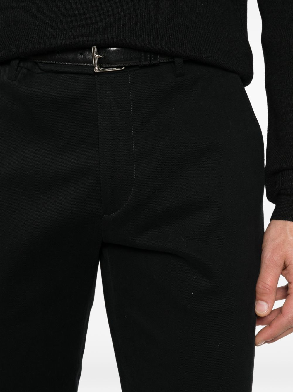Pantaloni Morello In Cotone MORELLOTS1620X BLACK BERWICH 