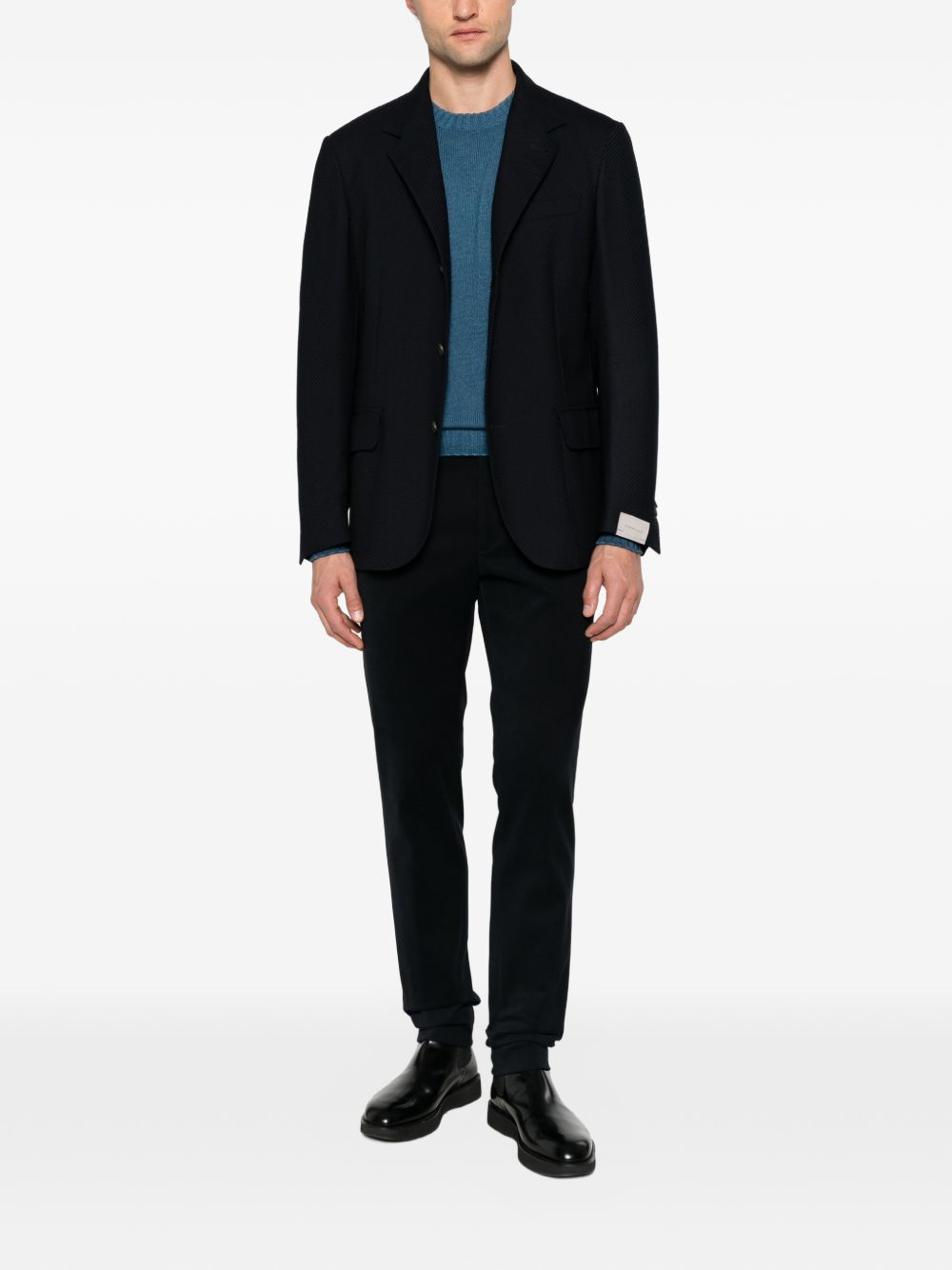 Pantaloni Morello In Cotone MORELLOTS1620X NAVY BERWICH 