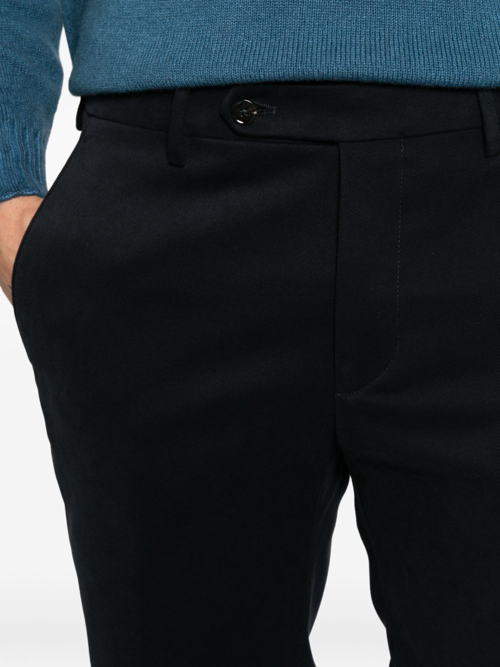 Pantaloni Morello In Cotone MORELLOTS1620X NAVY BERWICH 