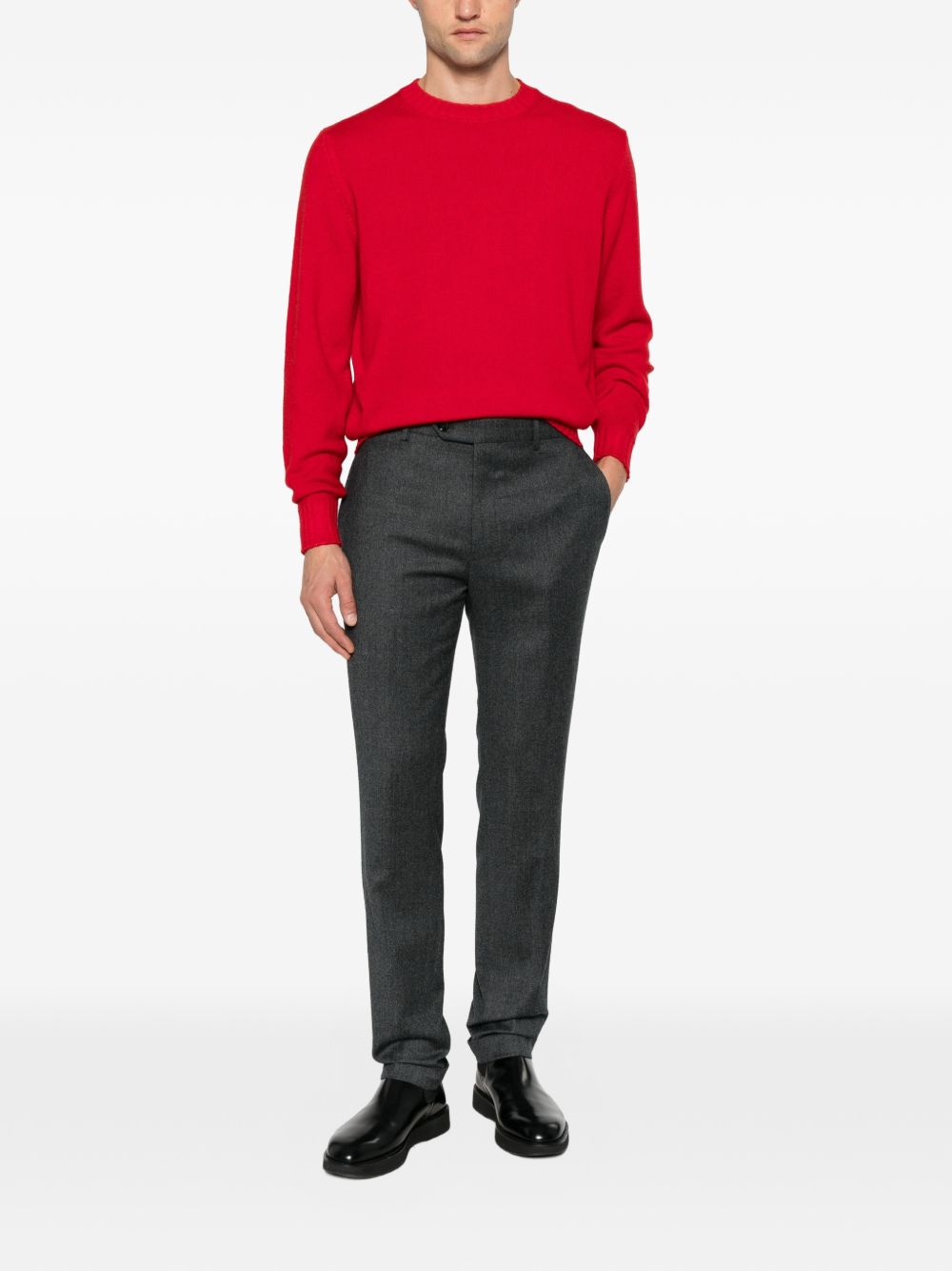 Pantaloni Yretro Long In Lana YRETROLONGRD5470 DARK GREY BERWICH 
