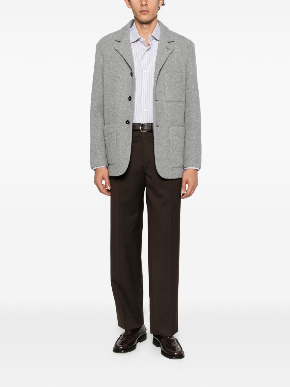 Pantaloni Margutta in Misto Lana Stretch MARGUTTAS400100 00146 MARRONE BRIGLIA 1949 